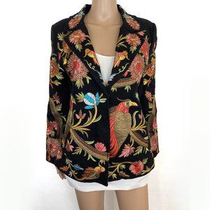 Paparazzi Embroidered Birds of Paradise Jacket